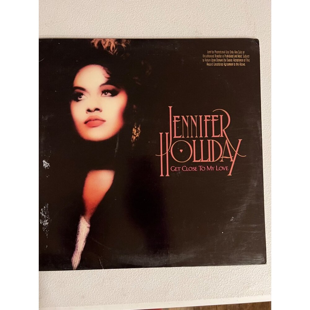 Jennifer Holliday Get Close To My Love Vinyl LP 1987 Soul R&B Geffen Records